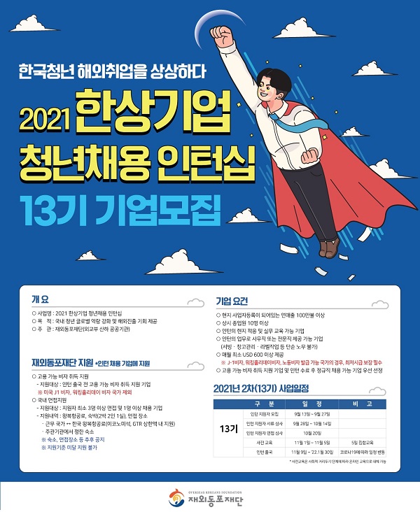 13기 모집 홍보 포스터 / 제공 : (주)좋은일컴퍼니