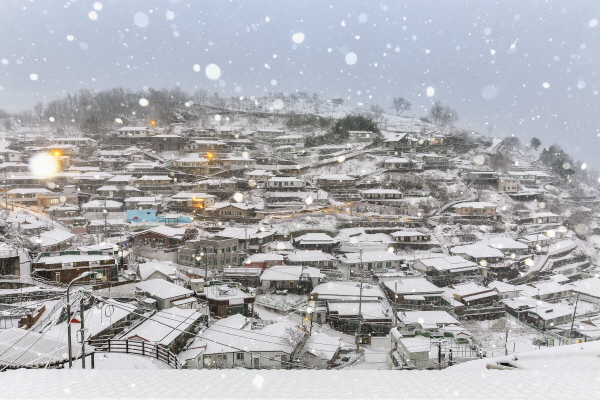 금상(디지털카메라) 삼척 나릿골마을 설경. 사진=한국관광공사 제공