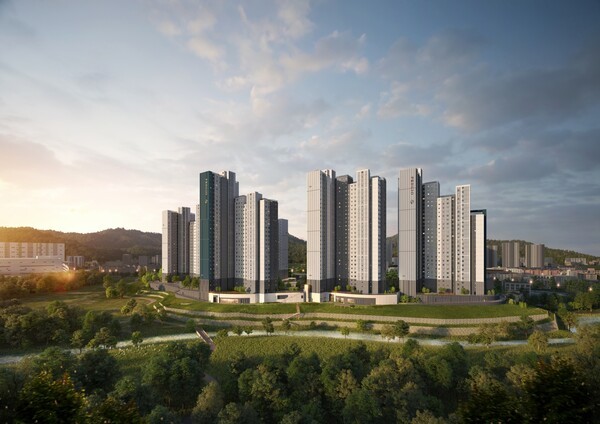 이미지 = 용인푸르지오원클러스터파크  조감도